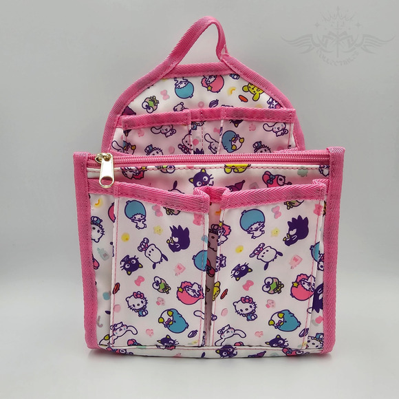 Sanrio Hello Kitty & Friends Allover Print Mini Backpack Bag Organizer New - Picture 1 of 8